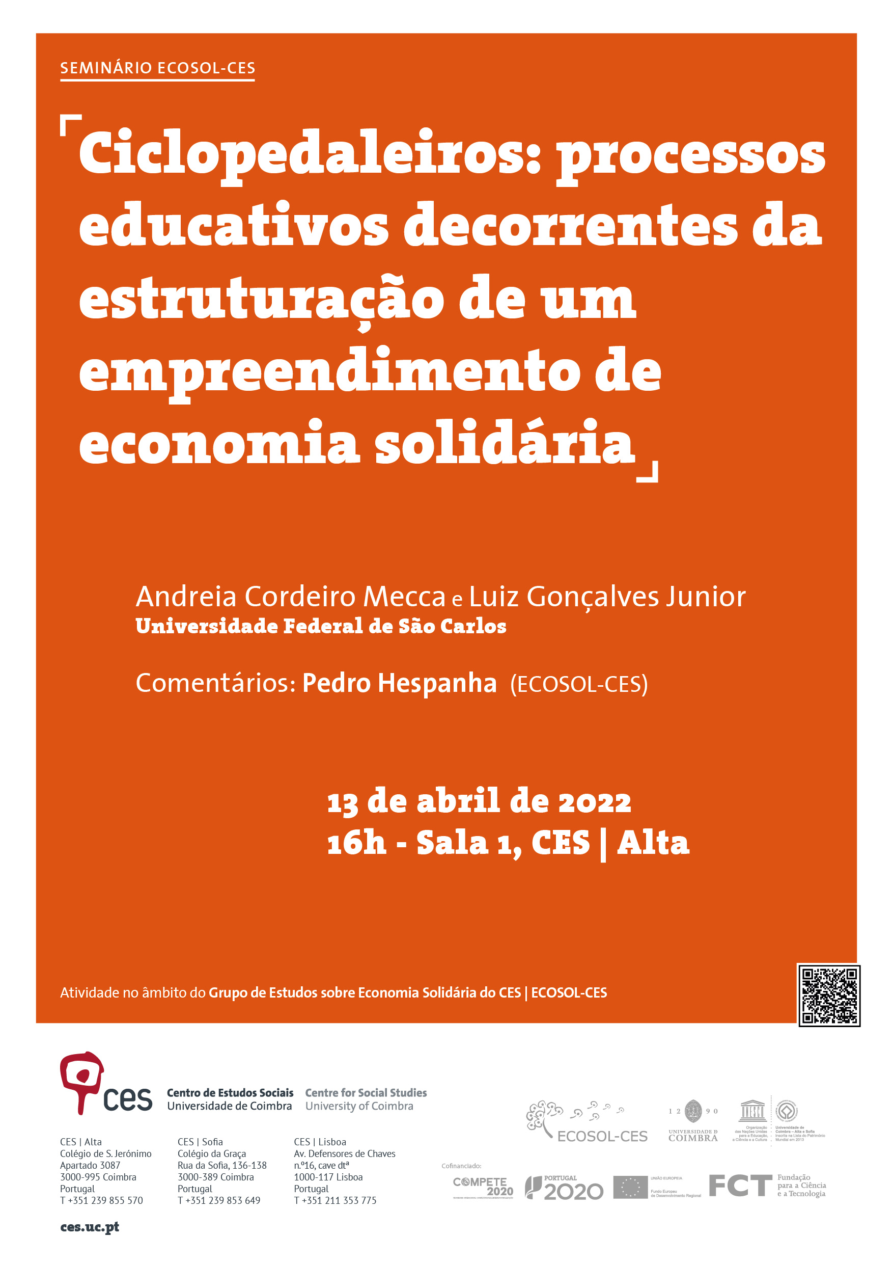 Ciclopedaleiros: processos educativos decorrentes da estruturação de um empreendimento de economia solidária<span id="edit_37553"><script>$(function() { $('#edit_37553').load( "/myces/user/editobj.php?tipo=evento&id=37553" ); });</script></span>