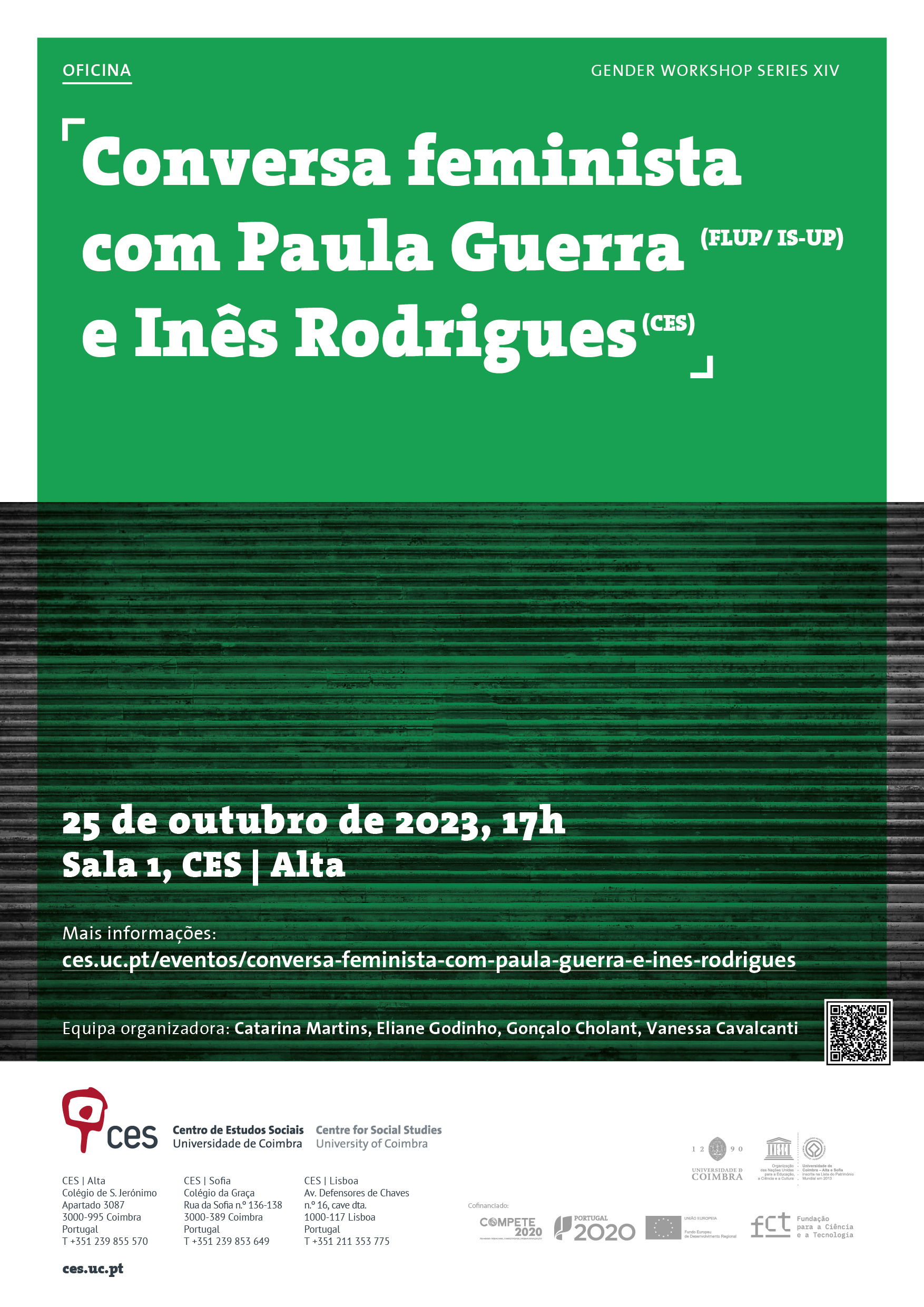 <em>Conversa Feminista</em> com Paula Guerra e Inês Rodrigues<span id="edit_44204"><script>$(function() { $('#edit_44204').load( "/myces/user/editobj.php?tipo=evento&id=44204" ); });</script></span>