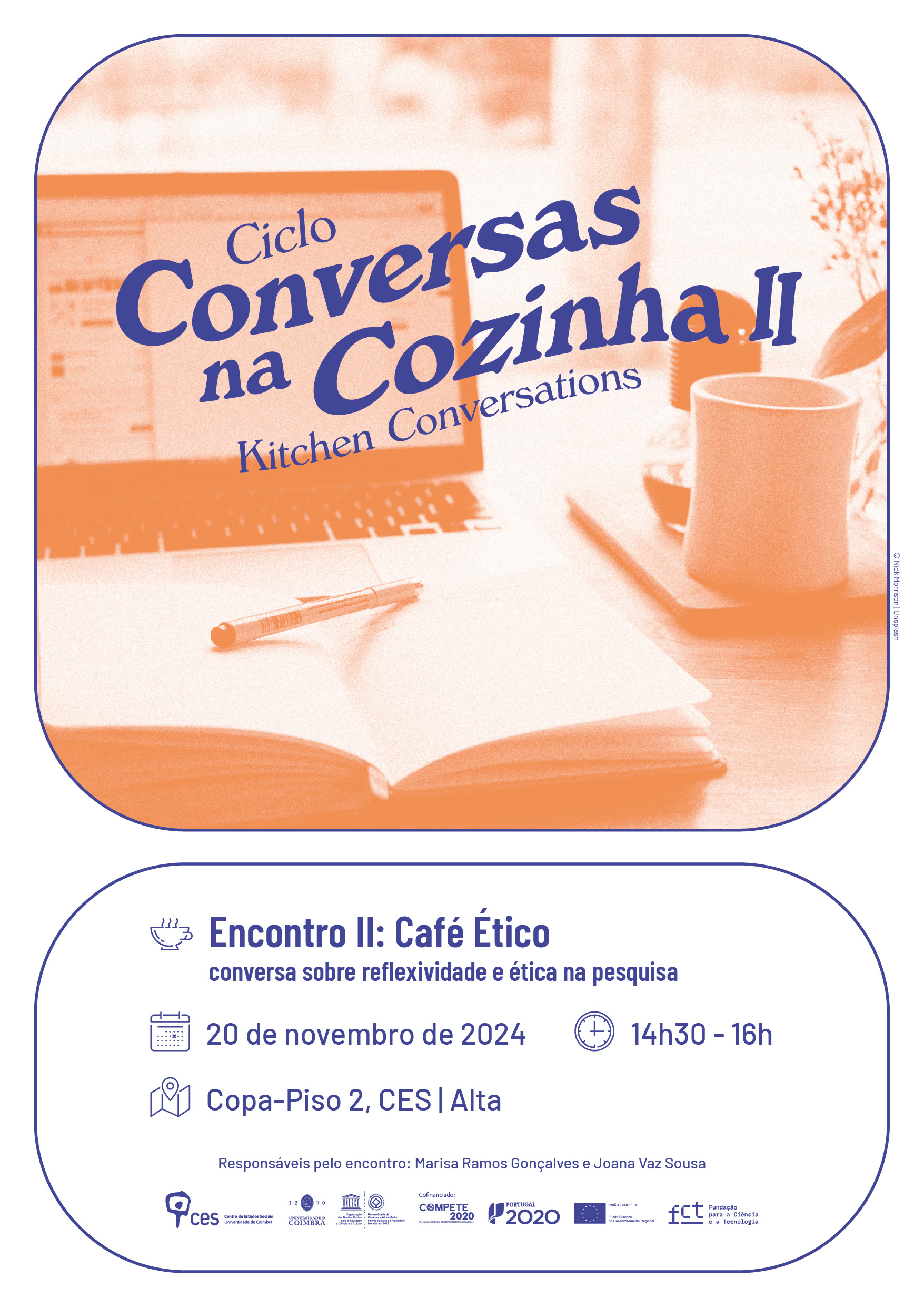 Coffee with principles: talk about reflexivity and ethics in research<span id="edit_46418"><script>$(function() { $('#edit_46418').load( "/myces/user/editobj.php?tipo=evento&id=46418" ); });</script></span>