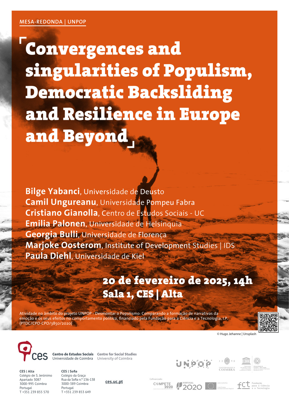 Convergences and singularities of Populism, Democratic Backsliding and Resilience in Europe and Beyond<span id="edit_47254"><script>$(function() { $('#edit_47254').load( "/myces/user/editobj.php?tipo=evento&id=47254" ); });</script></span>